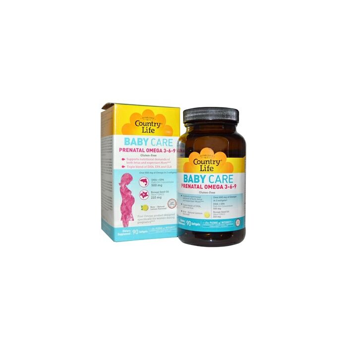 Омега жири Country Life Ultra prenatal omega 3-6-9 90 caps