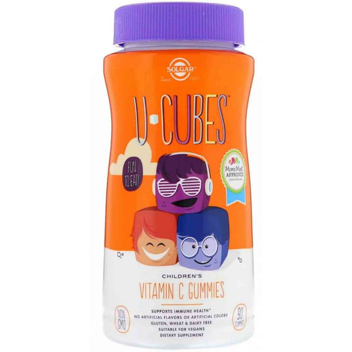 Solgar Children's Vitamin C, U-Cubes 90 gummies
