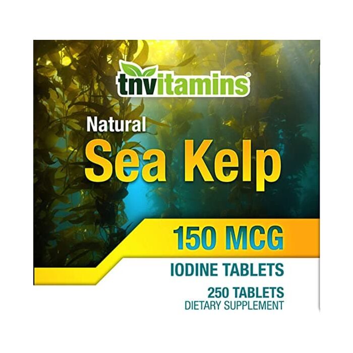 Для укрепления иммунитета  TnVitamins Sea Kelp Iodine 150 Mcg, 250 (таб)