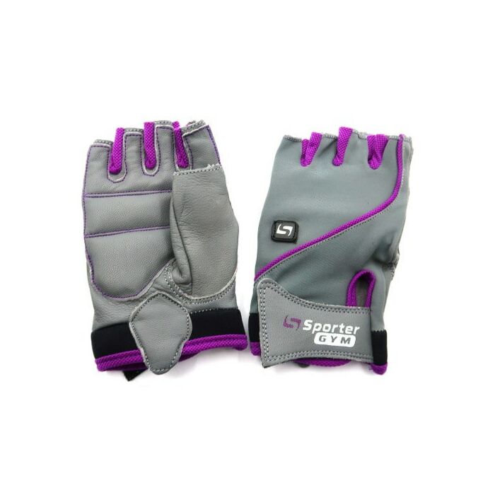 Перчатки Sporter Перчатки NO MATTER 725А - серый/фиолетовый