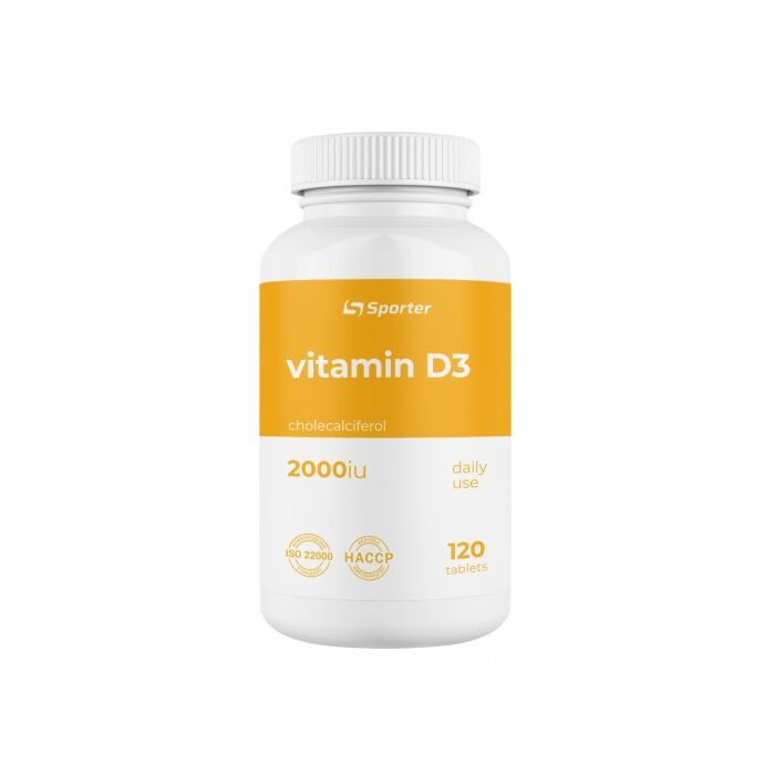 Вітамин D Sporter Vitamin D3 2000 ME - 120 таб