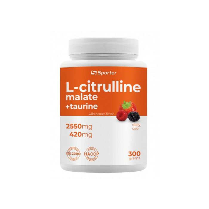 Цитруллин Sporter L - citrulline malate 300 г