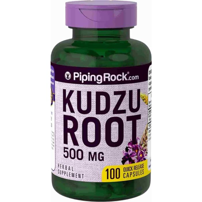 Спеціальна добавка Piping Rock Корень пуэрарии волосистой (Kudzu Root), 500 мг, 100 Капсул, PipingRock