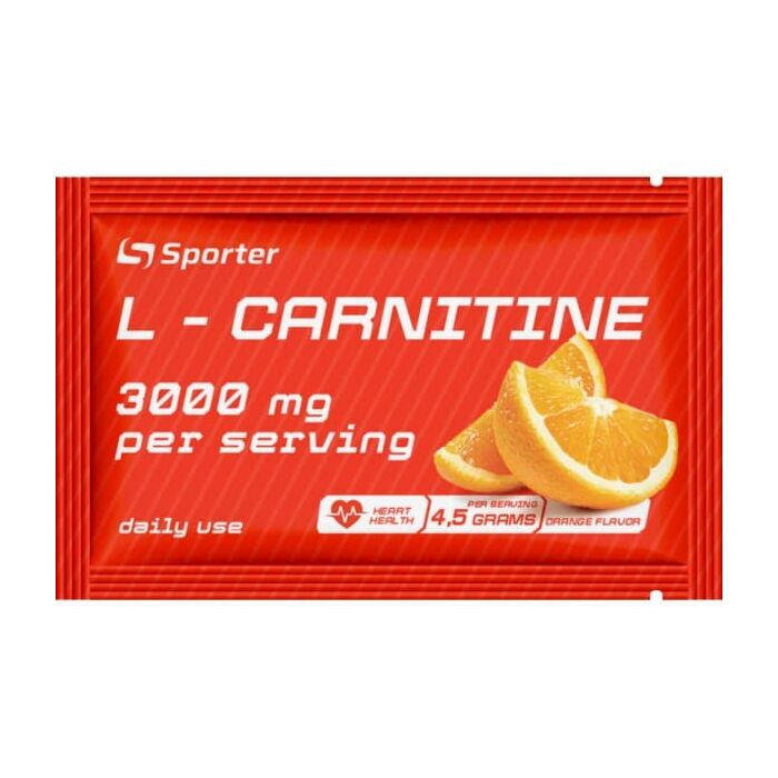 Жиросжигатель Sporter L-Carnitine 3000mg Orange, 1 sashet