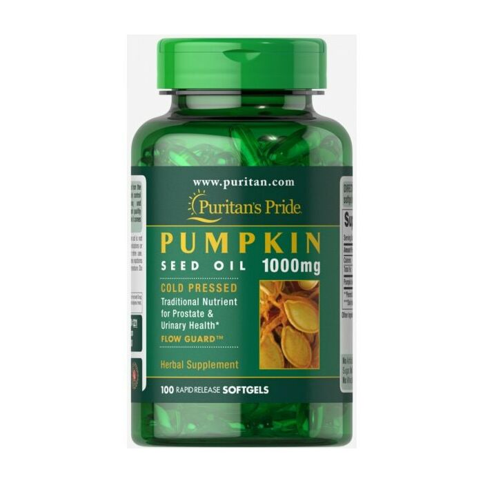 Puritans Pride Pumpkin Seed Oil 1000 mg 100 Softgels