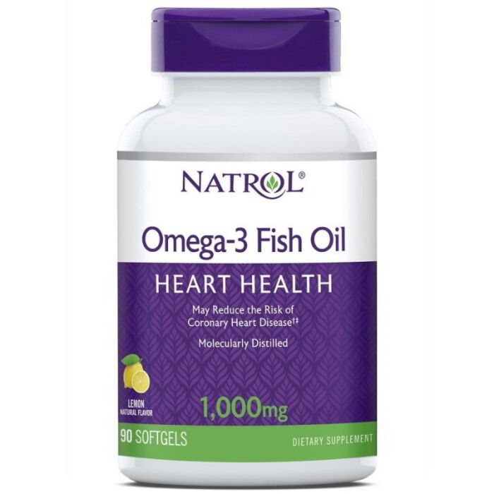 Омега жиры Natrol Omega-3 1000mg 30% - 90 софт гель