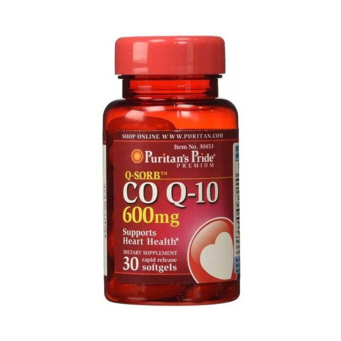 Puritans Pride Q-SORB™ CO Q-10 600 mg 30 Softgels