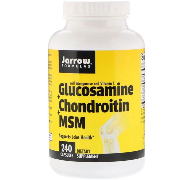 Комплекс для суставов и связок Jarrow Formulas Glucosamine & Chondroitin with MSM -  240 капсул