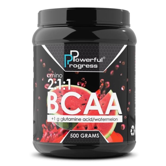 БЦАА Powerful Progress Amino BCAA 2:1:1 + Glutamine - 500 g