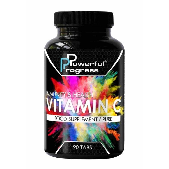 Вітамин С Powerful Progress Vitamin C 90 таблеток EXP 01/04/2022