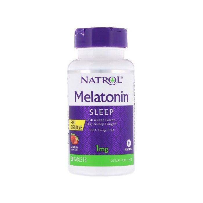 Для здорового сну Natrol Melatonin 1mg Straw - 90 таб