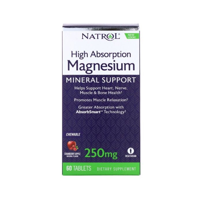 Мінерали Natrol Magnesium Chew - 60 таб