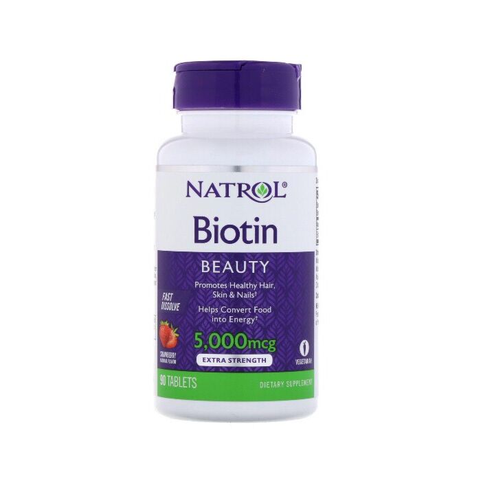 Биотин Natrol Biotin 5000mcg Straw - 90 таб