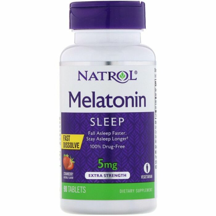 Добавка для здорового сна Natrol Melatonin 5mg Straw - 90 таб