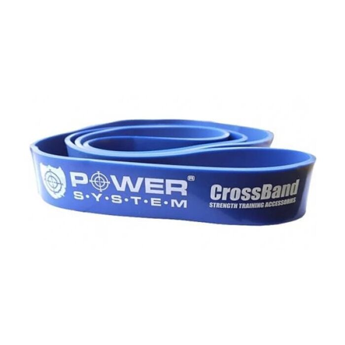 Еспандер Power System Резина для тренировок CrossFit Level 4 Blue PS-4054 (сопротивление 22-50кг)