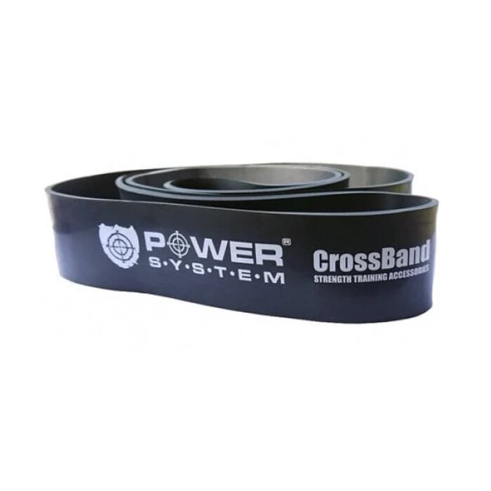 Еспандер Power System Резина для тренировок CrossFit Level 5 Black PS-4055 (сопротивление 25-65кг)