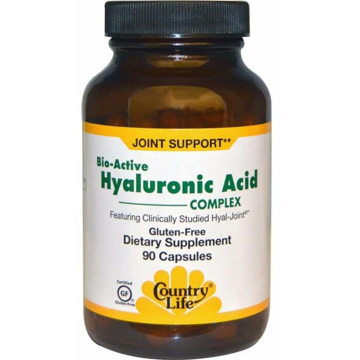 Для здоровья кожи Country Life  Bio-Aktive Hyaluronic Acid 90 капс