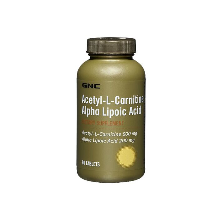 GNC Acetyl-L-Carnitine alpha-Lipoic Acid 60 caps