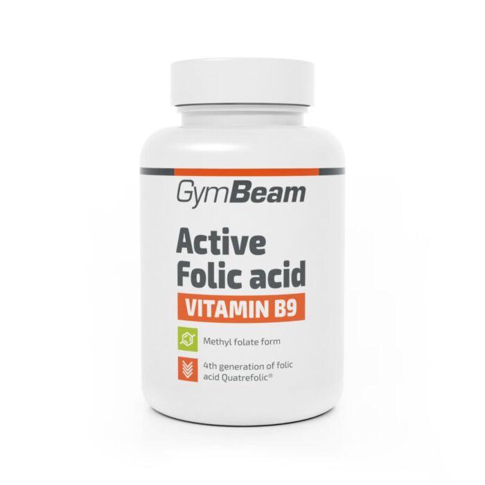 Вітамин B GymBeam Active Folic acid Vitamin B9, 60 caps
