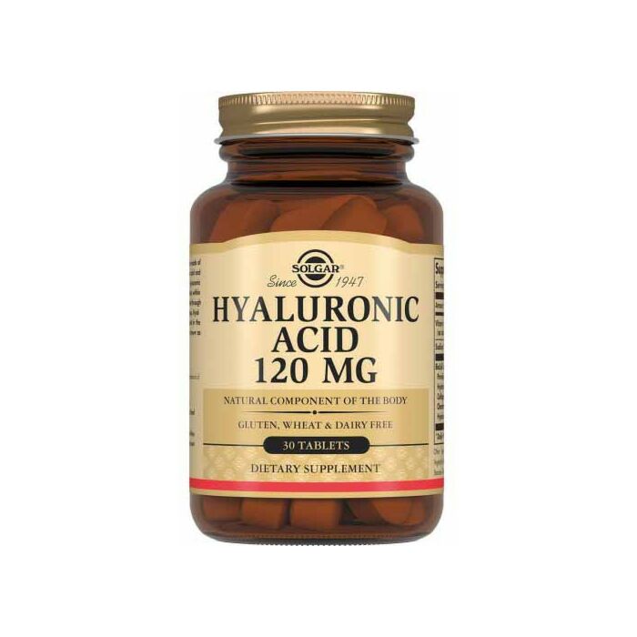 Solgar Hyaluronic acid 120 mg, 30 tabl