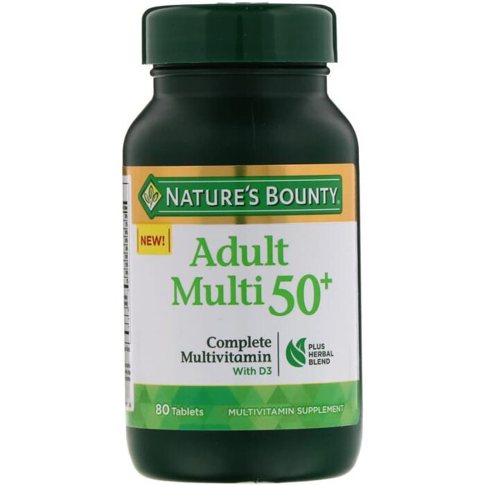 Мультивитаминный комплекс Nature's Bounty Adult Multi 50+ 80 Tablets