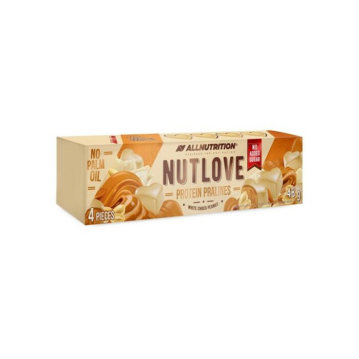 Батончики AllNutrition Nut Love 4Pieces (White Choco Peanut) - 48g