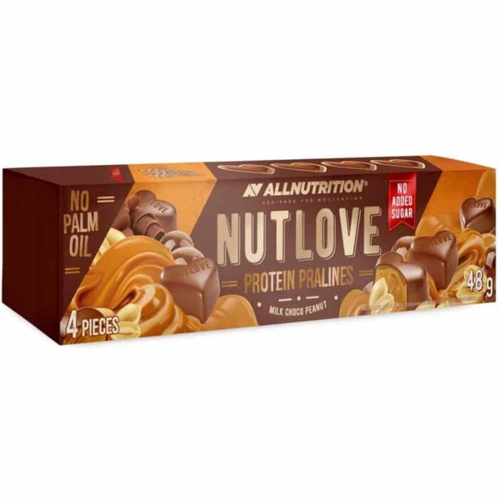 Батончики AllNutrition Nut Love 4Pieces (Milk Choco Peanut) - 48g