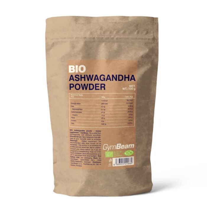 Антиоксиданты GymBeam BIO Ashwagandha Powder ( exp 02/24)