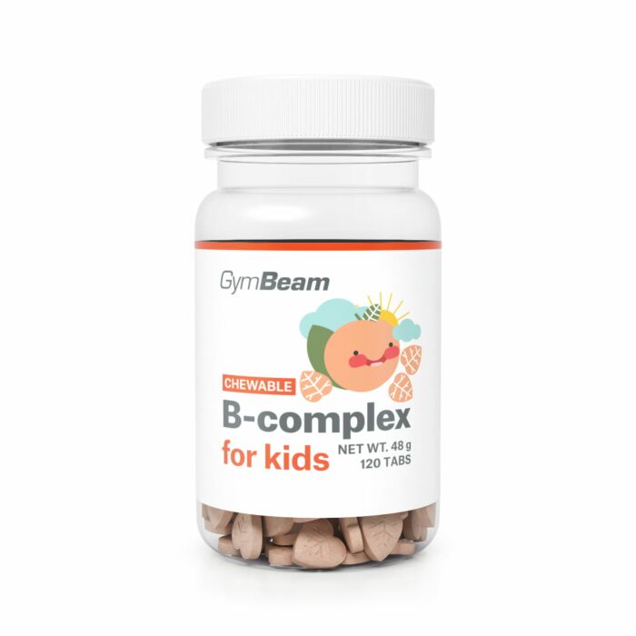 Вітамин B GymBeam Жувальні таблетки комплекс вітаміну для дітей - 120 таблеток