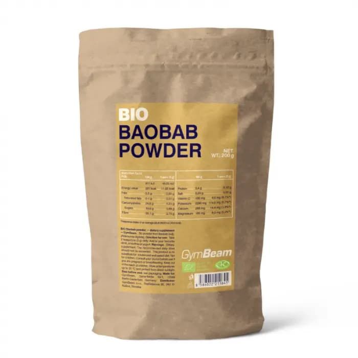 Замінник харчування GymBeam BIO Baobab Powder 200 g