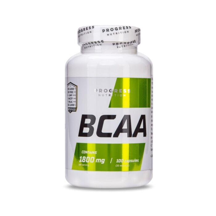БЦАА Progress Nutrition BCAA 600 mg 100 капс