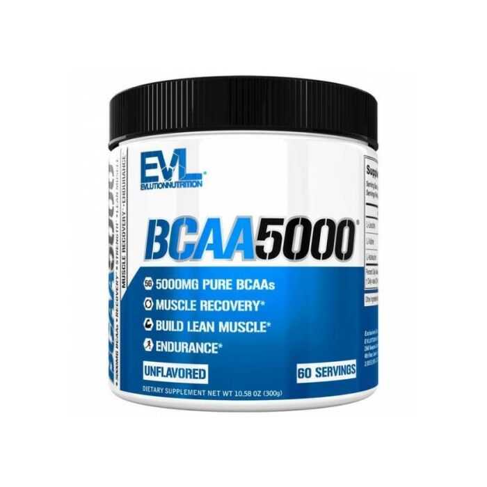 БЦАА Evlution Nutrition BCAA 5000 60 порций UNFLAVORED 300 G