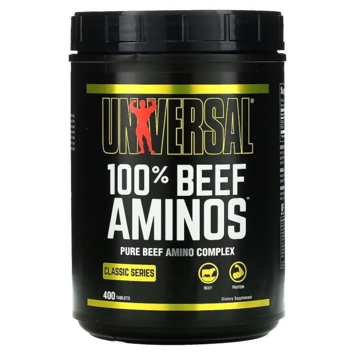 Комплекс аминокислот Universal Nutrition 100% Beef Aminos - 400 табл