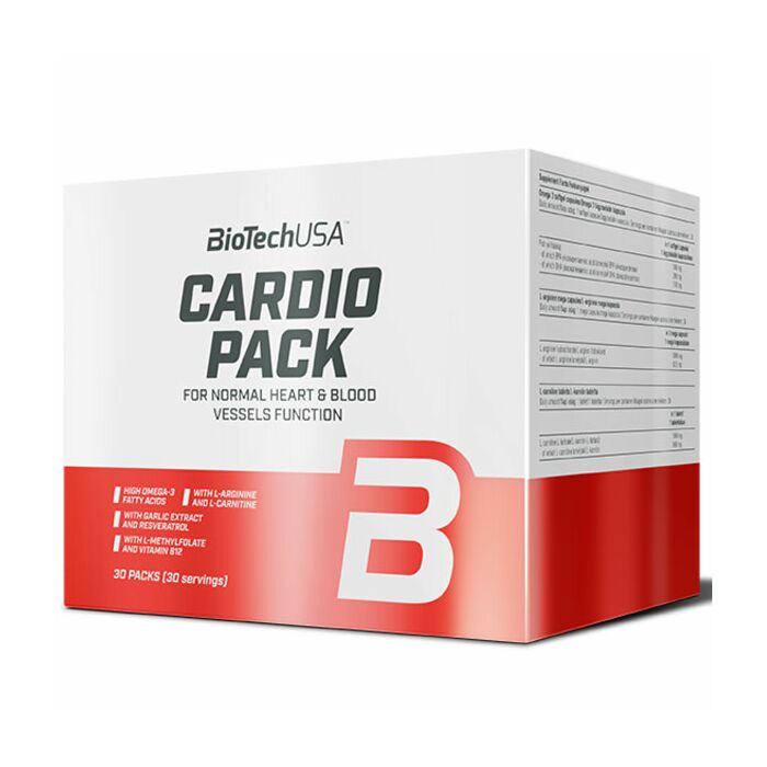 Для здоров'я серця і судин BioTech USA Cardio Pack - 30 packs