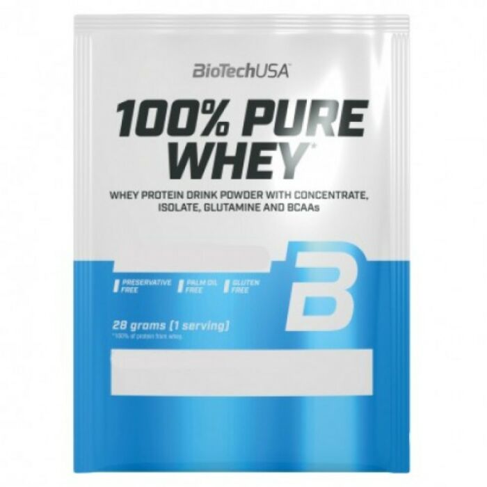 Сывороточный протеин BioTech USA 100% Pure Whey LACTOSE FREE - 28 g