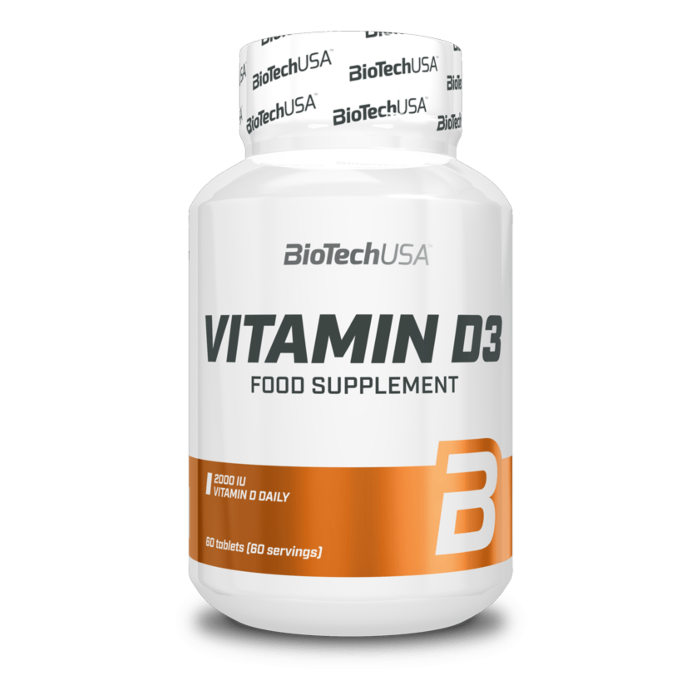 Витамин D BioTech USA Vitamine D3 60 таб