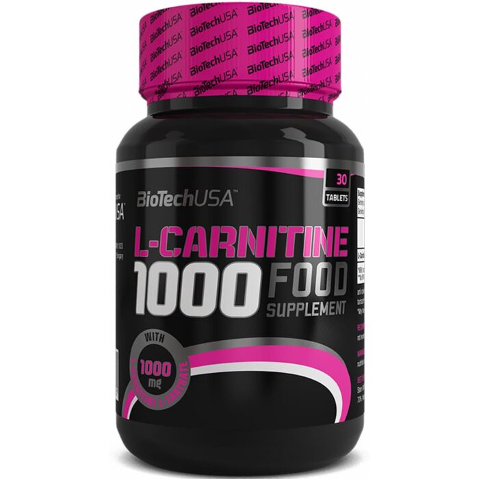 Л-карнітин BioTech USA L-carnitine 1000 mg 30 tablets