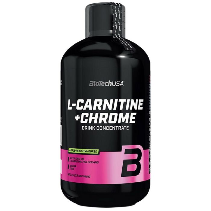 Л-карнітин BioTech USA L-Carnitine 35.000 mg + Chrome concentrate 500 ml