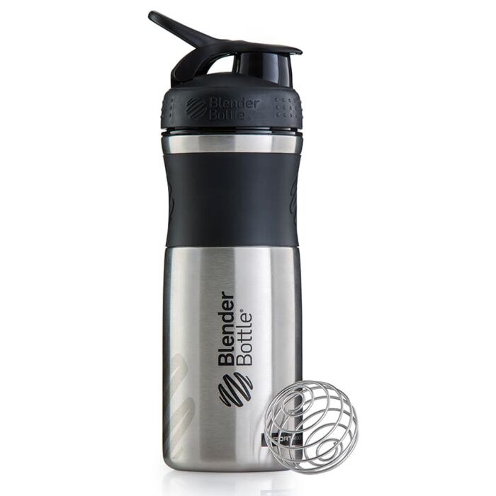 Шейкер Blender Bottle Металлический шейкер BLENDERBOTTLE® SPORTMIXER® STAINLESS - black 770 мл