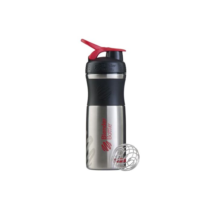 Шейкер Blender Bottle Металлический шейкер BLENDERBOTTLE® SPORTMIXER® STAINLESS - red 770 мл
