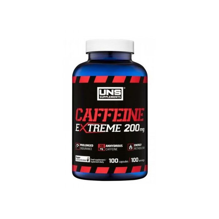 Кофеїн UNS CAFFEINE 200 мг 100 капс
