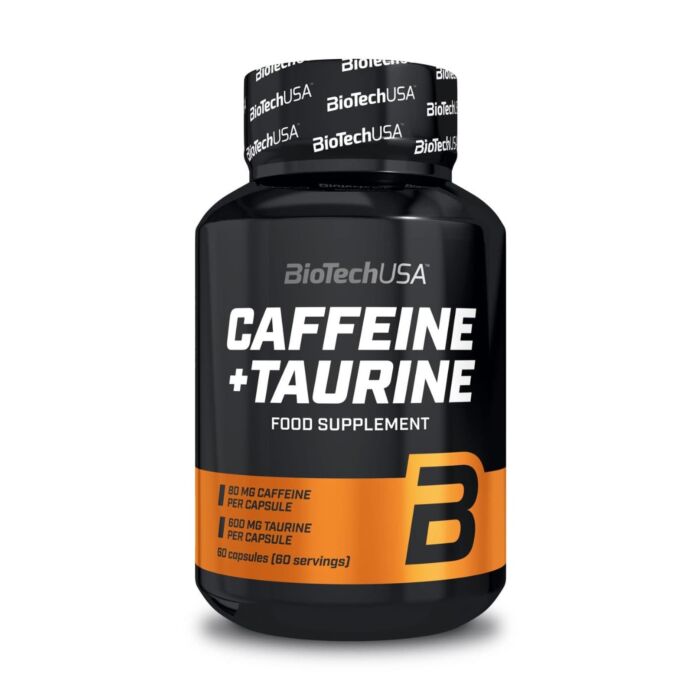 Кофеин BioTech USA Caffeine+Taurine 60 caps
