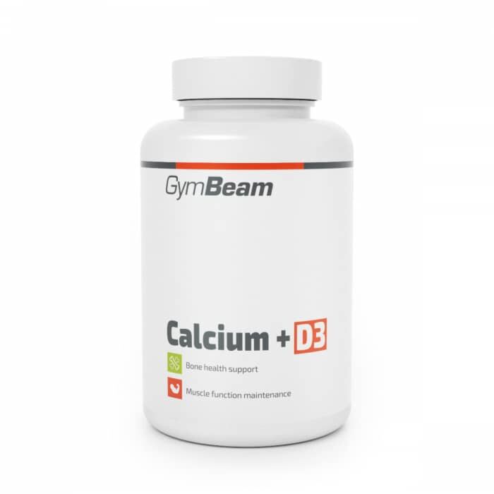 Витамин D, Кальций GymBeam Calcium + D3 - 120 caps