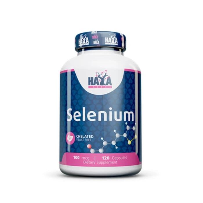 Минералы Haya Labs Chelated Selenium 100 mcg 120 capsules