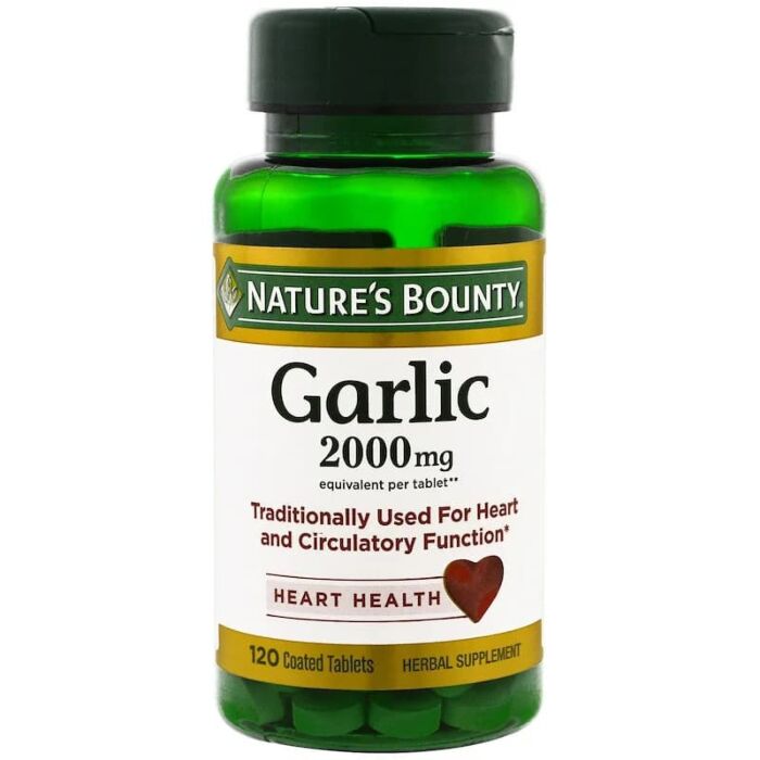 Специальная добавка Nature's Bounty Garlic, 2,000 mg, 120 Coated Tablets