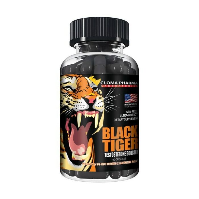Трибулус ClomaPharma Black Tiger 100 капс