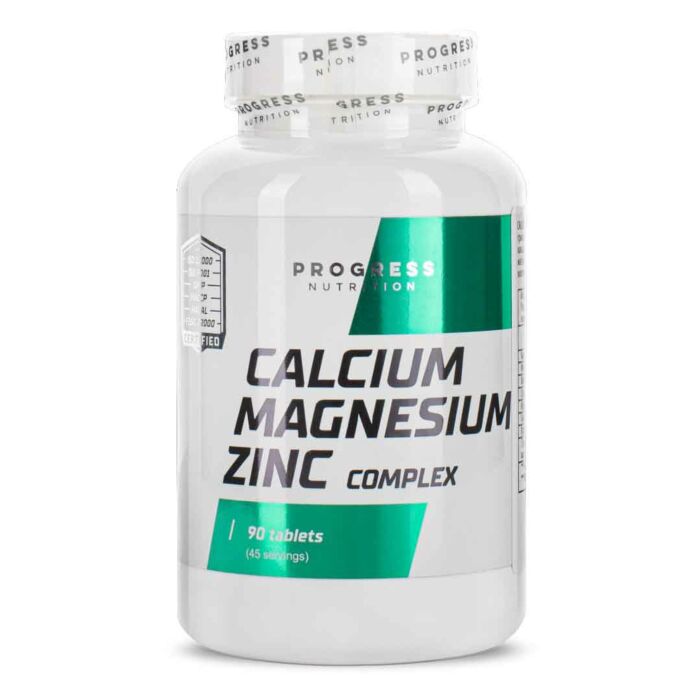 Минералы кальций-магний-цинк Progress Nutrition Calcium-Magnesium-Zink 90 tab