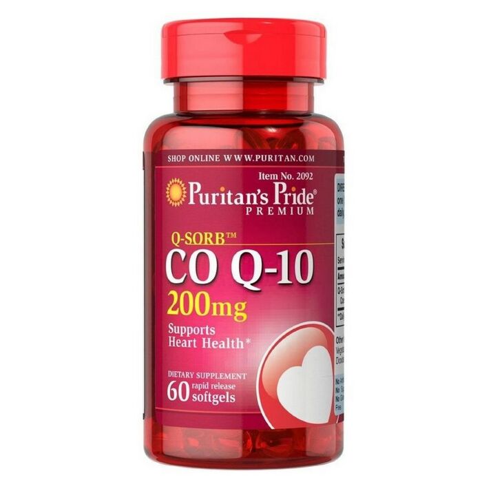 Антиоксиданти Puritans Pride Co Q-10 200 mg 60 кап