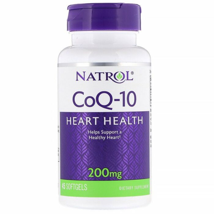 Антиоксиданти Natrol CoQ-10 200mg - 45 софт гель