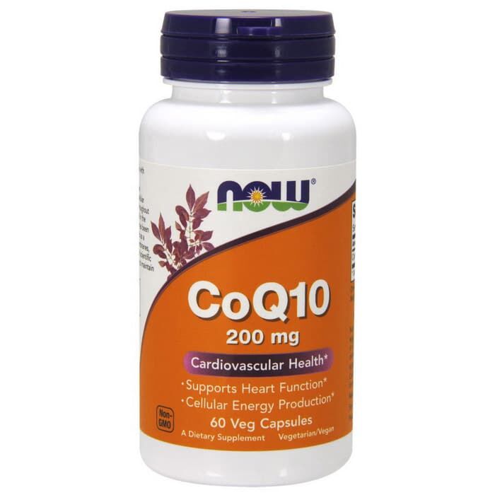 Антиоксиданты NOW CoQ10 200 mg  60 veg capsules